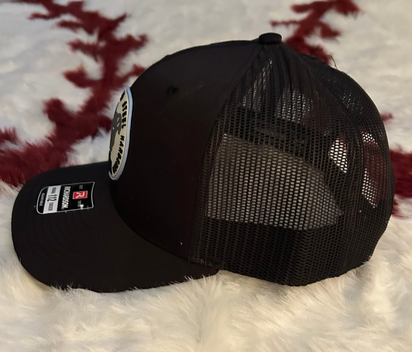 Black Snapback Trucker w/Patch